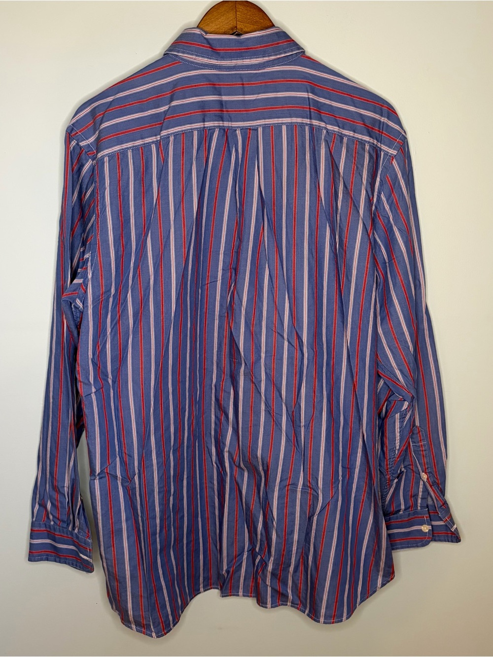 Chaps Men’s Striped Button-Down Shirt - Americana Stripes (Size XL) - Picture 3 of 9
